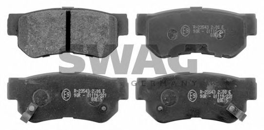 SWAG 90 91 6674 Тормозные колодки 07 2003 для HYUNDAI (Хендай) SWAG 90 91 6674 Тормозные колодки 07 2003 для HYUNDAI (Хендай)