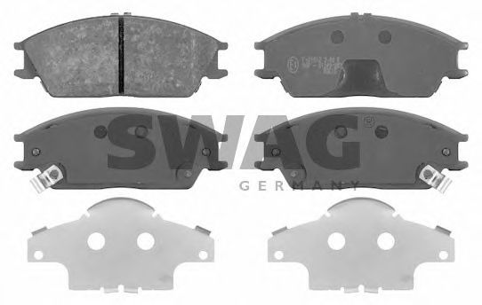 SWAG 90 91 6683 Тормозные колодки для HYUNDAI EXCEL II (Хендай Эxcэл 2) SWAG 90 91 6683 Тормозные колодки для HYUNDAI EXCEL II (Хендай Эxcэл 2)