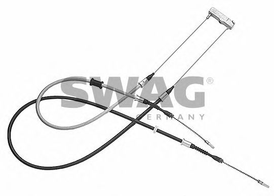 SWAG 99 90 4450 Трос, стояночная тормозная система Таиланд для OPEL (Опель) SWAG 99 90 4450 Трос, стояночная тормозная система Таиланд для OPEL (Опель)