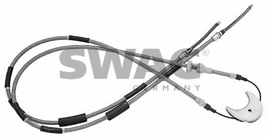 SWAG 99 90 5882 Трос, стояночная тормозная система для автомобилей без ABS для FORD ORION II (Форд Орион 2) SWAG 99 90 5882 Трос, стояночная тормозная система для автомобилей без ABS для FORD ORION II (Форд Орион 2)