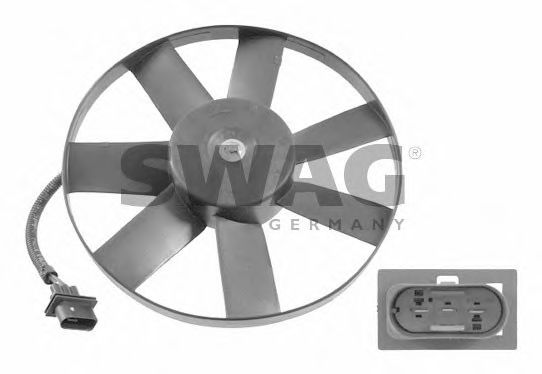 SWAG 99 91 4748 Вентилятор, охлаждение двигателя кроме жарких климатических зон для AUDI TT (Ауди Тт) SWAG 99 91 4748 Вентилятор, охлаждение двигателя кроме жарких климатических зон для AUDI TT (Ауди Тт)