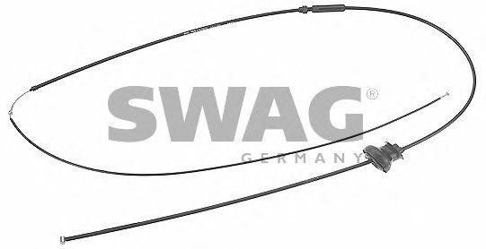 SWAG 99 91 8731 Тросик замка капота 