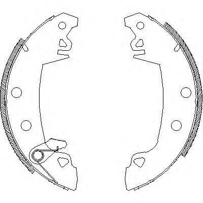 ROADHOUSE 4017.03 Тормозные колодоки для PEUGEOT 305 II (Пежо 305 2) ROADHOUSE 4017.03 Тормозные колодоки для PEUGEOT 305 II (Пежо 305 2)