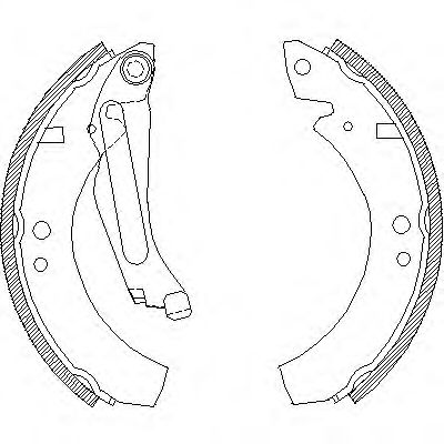 ROADHOUSE 4023.00 Тормозные колодоки для VOLKSWAGEN CARIBE I (Фольксваген Cарибэ и) ROADHOUSE 4023.00 Тормозные колодоки для VOLKSWAGEN CARIBE I (Фольксваген Cарибэ и)