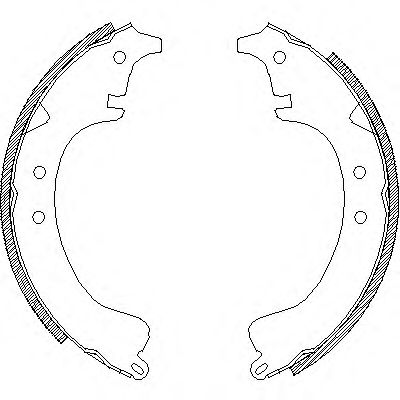 ROADHOUSE 4028.00 Тормозные колодоки для HONDA ACCORD V (Хонда Аккорд 5) ROADHOUSE 4028.00 Тормозные колодоки для HONDA ACCORD V (Хонда Аккорд 5)
