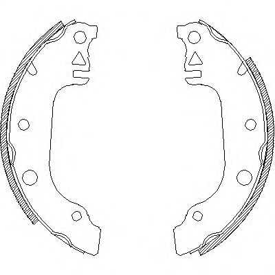 ROADHOUSE 4029.00 Тормозные колодоки для FORD FIESTA (Форд Фиэста) ROADHOUSE 4029.00 Тормозные колодоки для FORD FIESTA (Форд Фиэста)