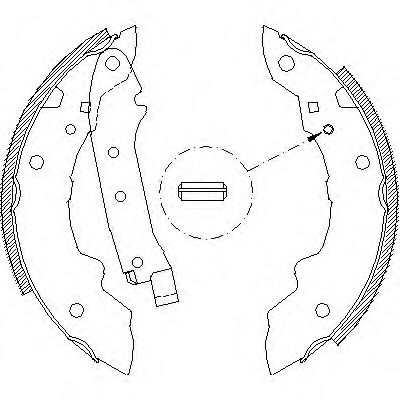 ROADHOUSE 4036.00 Тормозные колодоки для RENAULT LE CAR (Рено Лэ cар) ROADHOUSE 4036.00 Тормозные колодоки для RENAULT LE CAR (Рено Лэ cар)