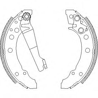 ROADHOUSE 4045.00 Тормозные колодоки для VOLKSWAGEN CARIBE I (Фольксваген Cарибэ и) ROADHOUSE 4045.00 Тормозные колодоки для VOLKSWAGEN CARIBE I (Фольксваген Cарибэ и)