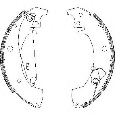 ROADHOUSE 4078.01 Тормозные колодоки для RENAULT TRAFIC (Рено Трафик) ROADHOUSE 4078.01 Тормозные колодоки для RENAULT TRAFIC (Рено Трафик)