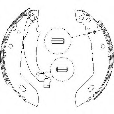 ROADHOUSE 4083.00 Тормозные колодоки для RENAULT ENCORE (Рено Энcорэ) ROADHOUSE 4083.00 Тормозные колодоки для RENAULT ENCORE (Рено Энcорэ)