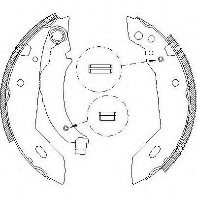ROADHOUSE 4095.00 Тормозные колодоки для PEUGEOT 205 II (Пежо 205 2) ROADHOUSE 4095.00 Тормозные колодоки для PEUGEOT 205 II (Пежо 205 2)
