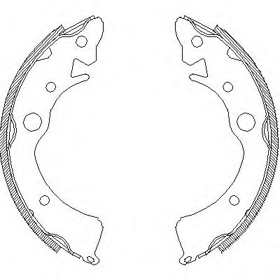 ROADHOUSE 4096.00 Тормозные колодоки для HONDA CRX II (Хонда Cрх 2) ROADHOUSE 4096.00 Тормозные колодоки для HONDA CRX II (Хонда Cрх 2)