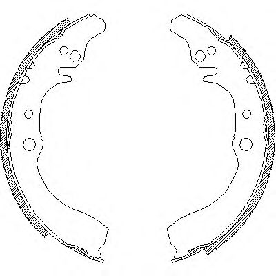 ROADHOUSE 4133.00 Тормозные колодоки для DAIHATSU GRAN MOVE (Дайхатсу Гран моvэ) ROADHOUSE 4133.00 Тормозные колодоки для DAIHATSU GRAN MOVE (Дайхатсу Гран моvэ)