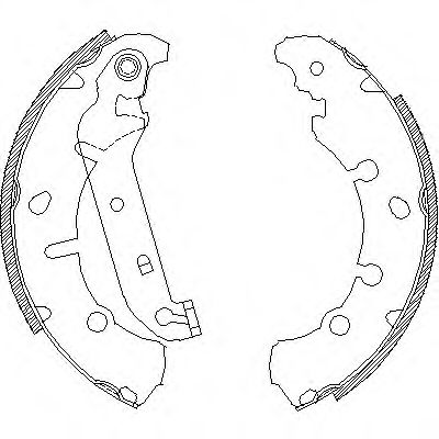 ROADHOUSE 4137.00 Тормозные колодоки для FORD FUSION (Форд Фьюжн) ROADHOUSE 4137.00 Тормозные колодоки для FORD FUSION (Форд Фьюжн)