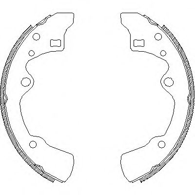 ROADHOUSE 4183.00 Тормозные колодоки для MAZDA 626 III (Мазда 626 3) ROADHOUSE 4183.00 Тормозные колодоки для MAZDA 626 III (Мазда 626 3)
