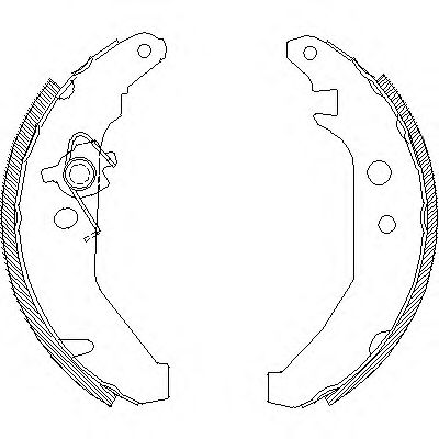 ROADHOUSE 4185.00 Тормозные колодоки для FORD FIESTA (Форд Фиэста) ROADHOUSE 4185.00 Тормозные колодоки для FORD FIESTA (Форд Фиэста)