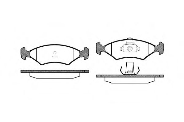 ROADHOUSE 2119.10 Тормозные колодки для FORD FIESTA (Форд Фиэста) ROADHOUSE 2119.10 Тормозные колодки для FORD FIESTA (Форд Фиэста)