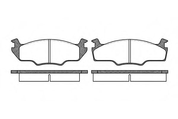 ROADHOUSE 2121.10 Тормозные колодки для VOLKSWAGEN CADDY I (Фольксваген Cаддъ и) ROADHOUSE 2121.10 Тормозные колодки для VOLKSWAGEN CADDY I (Фольксваген Cаддъ и)