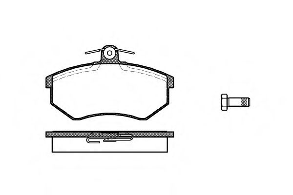 ROADHOUSE 2134.00 Тормозные колодки для AUDI 90 (Ауди 90) ROADHOUSE 2134.00 Тормозные колодки для AUDI 90 (Ауди 90)