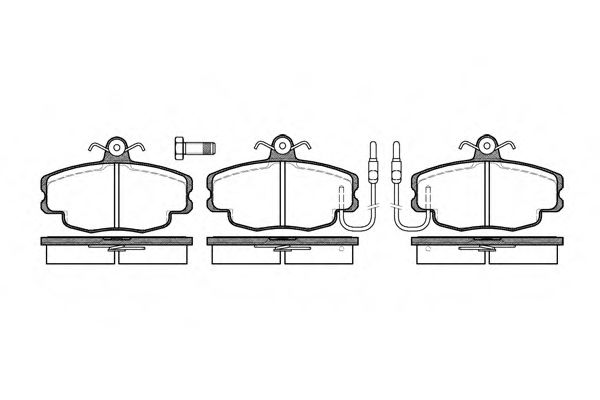 ROADHOUSE 2141.02 Тормозные колодки для PEUGEOT 205 II (Пежо 205 2) ROADHOUSE 2141.02 Тормозные колодки для PEUGEOT 205 II (Пежо 205 2)