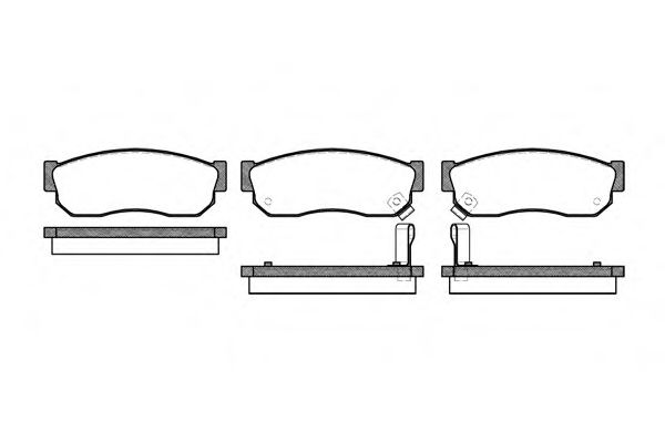 ROADHOUSE 2149.02 Тормозные колодки для NISSAN SENTRA I (Ниссан Сэнтра и)