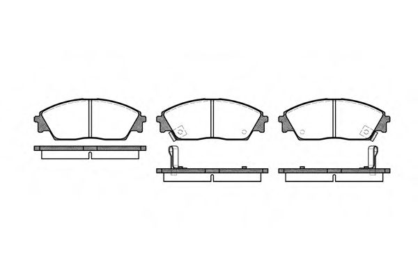 ROADHOUSE 2229.02 Тормозные колодки для HONDA PRELUDE III (Хонда Прэлудэ 3) ROADHOUSE 2229.02 Тормозные колодки для HONDA PRELUDE III (Хонда Прэлудэ 3)