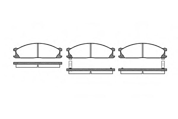 ROADHOUSE 2236.02 Тормозные колодки для NISSAN PICKUP III (Ниссан Пиcкуп 3) ROADHOUSE 2236.02 Тормозные колодки для NISSAN PICKUP III (Ниссан Пиcкуп 3)