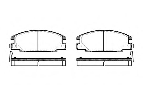 ROADHOUSE 2238.04 Тормозные колодки для ISUZU TROOPER (Исузу Троопэр) ROADHOUSE 2238.04 Тормозные колодки для ISUZU TROOPER (Исузу Троопэр)