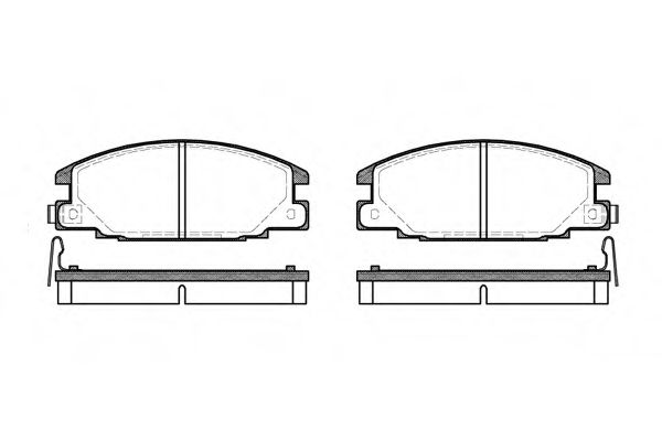 ROADHOUSE 2238.14 Тормозные колодки для ISUZU TROOPER (Исузу Троопэр) ROADHOUSE 2238.14 Тормозные колодки для ISUZU TROOPER (Исузу Троопэр)