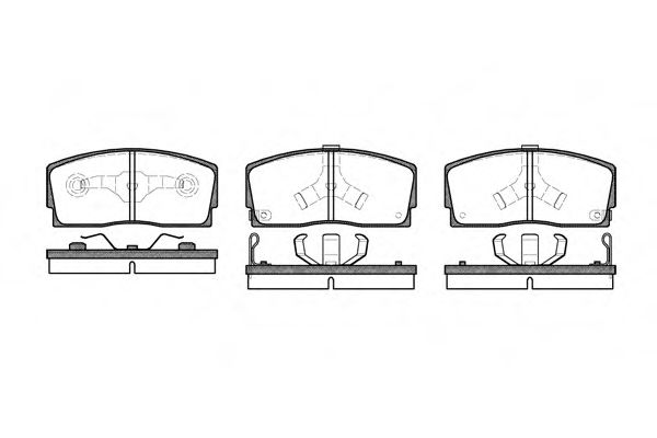 ROADHOUSE 2254.02 Тормозные колодки для DAIHATSU CHARADE II (Дайхатсу Чарадэ 2) ROADHOUSE 2254.02 Тормозные колодки для DAIHATSU CHARADE II (Дайхатсу Чарадэ 2)