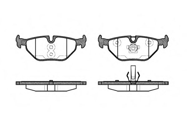 ROADHOUSE 2265.40 Тормозные колодки для BMW (Бмв) ROADHOUSE 2265.40 Тормозные колодки для BMW (Бмв)