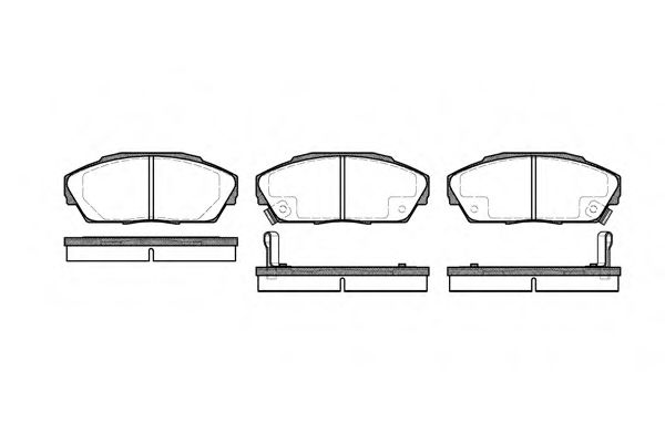 ROADHOUSE 2323.02 Тормозные колодки для HONDA PRELUDE III (Хонда Прэлудэ 3) ROADHOUSE 2323.02 Тормозные колодки для HONDA PRELUDE III (Хонда Прэлудэ 3)