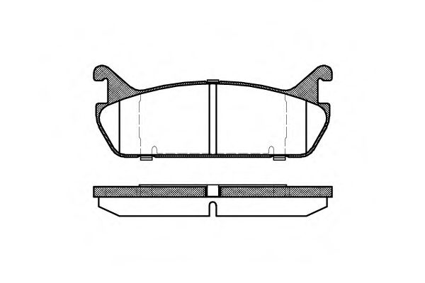 ROADHOUSE 2329.00 Тормозные колодки для FORD-USA (Форд-уса) ROADHOUSE 2329.00 Тормозные колодки для FORD-USA (Форд-уса)
