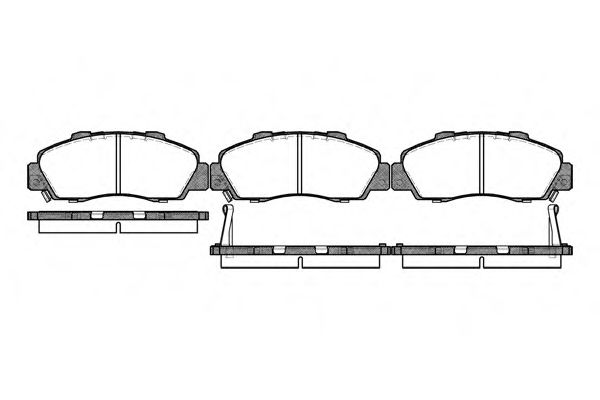 ROADHOUSE 2351.02 Тормозные колодки для HONDA SHUTTLE (Хонда Шуттлэ) ROADHOUSE 2351.02 Тормозные колодки для HONDA SHUTTLE (Хонда Шуттлэ)