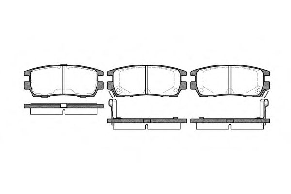 ROADHOUSE 2405.02 Тормозные колодки для MITSUBISHI SIGMA (Митсубиши/митсубиси Сигма) ROADHOUSE 2405.02 Тормозные колодки для MITSUBISHI SIGMA (Митсубиши/митсубиси Сигма)