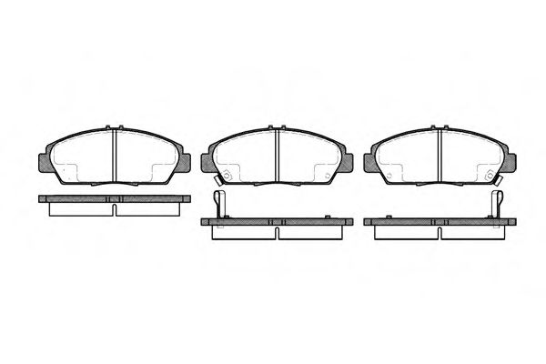 ROADHOUSE 2406.02 Тормозные колодки для HONDA PRELUDE III (Хонда Прэлудэ 3) ROADHOUSE 2406.02 Тормозные колодки для HONDA PRELUDE III (Хонда Прэлудэ 3)