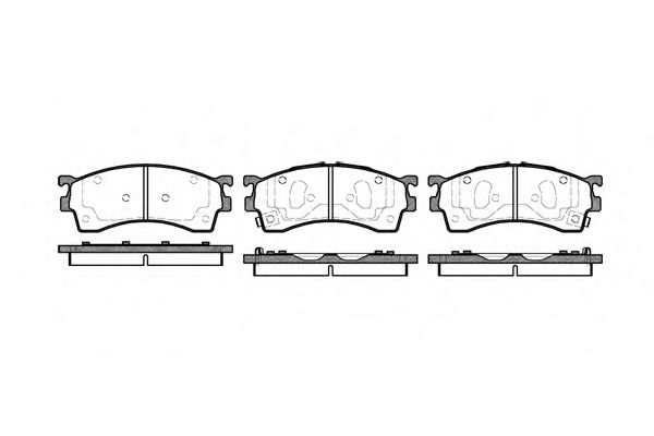 ROADHOUSE 2415.12 Тормозные колодки для MAZDA 323 F/P VI (Мазда 323 ф/п vи) ROADHOUSE 2415.12 Тормозные колодки для MAZDA 323 F/P VI (Мазда 323 ф/п vи)
