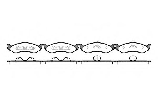 ROADHOUSE 2467.00 Тормозные колодки для JEEP CHEROKEE (Джип Чироки) ROADHOUSE 2467.00 Тормозные колодки для JEEP CHEROKEE (Джип Чироки)