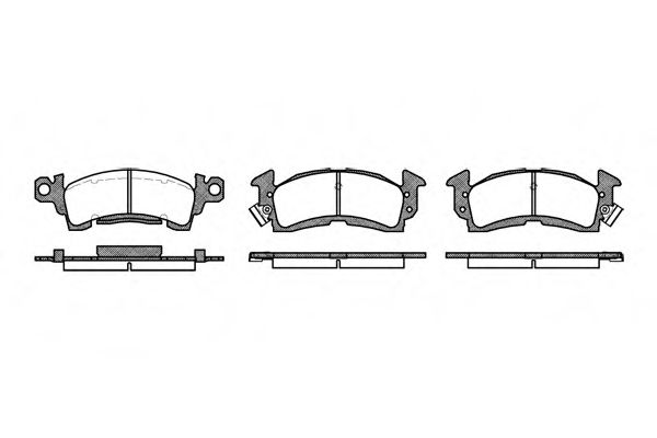 ROADHOUSE 2510.00 Тормозные колодки для CHEVROLET CAMARO (Шевроле Cамаро) ROADHOUSE 2510.00 Тормозные колодки для CHEVROLET CAMARO (Шевроле Cамаро)