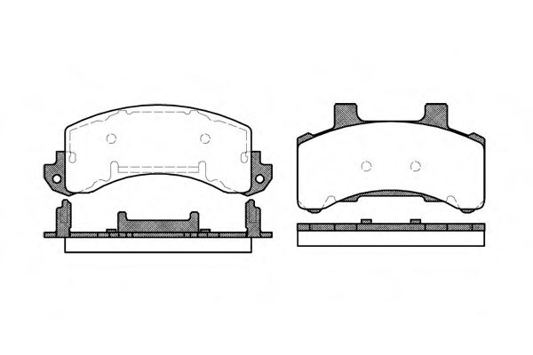 ROADHOUSE 2516.00 Тормозные колодки для BUICK (Бьюик) ROADHOUSE 2516.00 Тормозные колодки для BUICK (Бьюик)