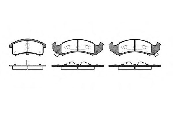 ROADHOUSE 2569.00 Тормозные колодки для BUICK (Бьюик) ROADHOUSE 2569.00 Тормозные колодки для BUICK (Бьюик)