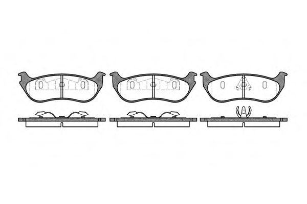 ROADHOUSE 2628.75 Тормозные колодки для JEEP CHEROKEE (Джип Чироки) ROADHOUSE 2628.75 Тормозные колодки для JEEP CHEROKEE (Джип Чироки)