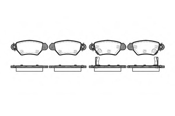ROADHOUSE 2685.02 Тормозные колодки для OPEL ASTRA G (Опель Астра г) ROADHOUSE 2685.02 Тормозные колодки для OPEL ASTRA G (Опель Астра г)