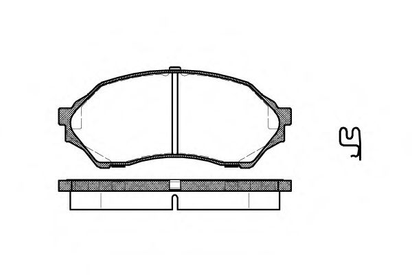 ROADHOUSE 2699.00 Тормозные колодки для MAZDA 323 F/P VI (Мазда 323 ф/п vи) ROADHOUSE 2699.00 Тормозные колодки для MAZDA 323 F/P VI (Мазда 323 ф/п vи)