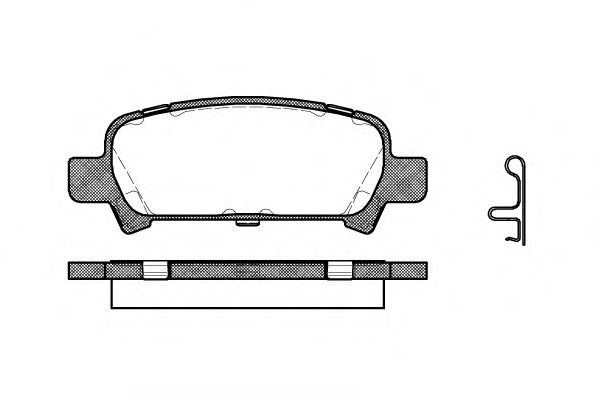 ROADHOUSE 2729.02 Тормозные колодки для SUBARU LIBERTY III (Субару Либэртъ 3) ROADHOUSE 2729.02 Тормозные колодки для SUBARU LIBERTY III (Субару Либэртъ 3)