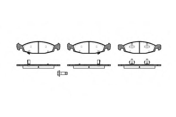 ROADHOUSE 2736.12 Тормозные колодки для JEEP CHEROKEE (Джип Чироки) ROADHOUSE 2736.12 Тормозные колодки для JEEP CHEROKEE (Джип Чироки)