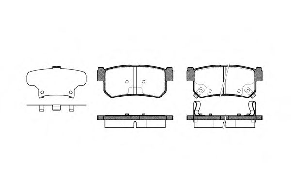 ROADHOUSE 2746.62 Тормозные колодки для SSANGYONG ACTYON SPORTS I (Сан-янг/санянг Актион спорт1) ROADHOUSE 2746.62 Тормозные колодки для SSANGYONG ACTYON SPORTS I (Сан-янг/санянг Актион спорт1)