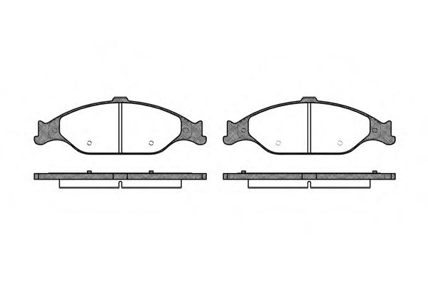 ROADHOUSE 2760.00 Тормозные колодки 