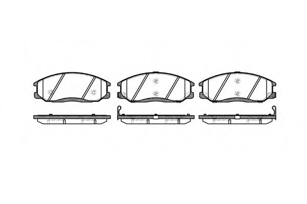 ROADHOUSE 2771.02 Тормозные колодки 