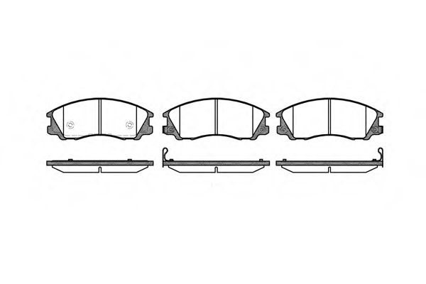 ROADHOUSE 2771.32 Тормозные колодки 
